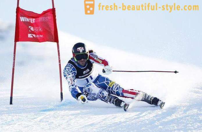 Slalom - er en ekstrem sport på kanten av det mulige.
