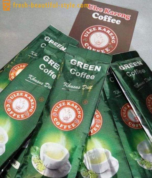 Grønn Slimming Kaffe: anmeldelser, fordeler og ulemper, instruksjon