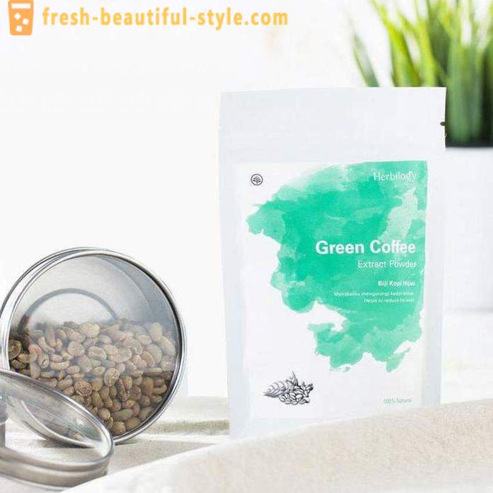 Grønn Slimming Kaffe: anmeldelser, fordeler og ulemper, instruksjon