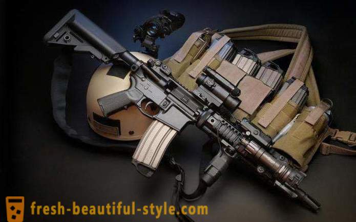 Amerikansk assault rifle rifle M4 spesifikasjoner, historien om skapelsen