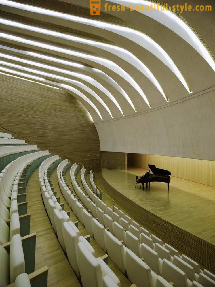 Den ekstraordinære arkitektur av operahuset i Valencia