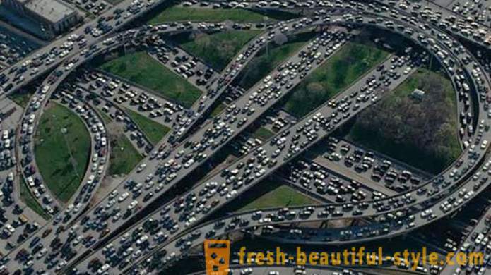 Fremmed by med de største trafikkorker