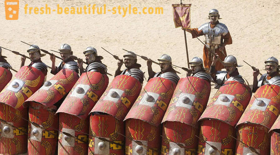 Konfrontere vikingene, romerne: hvem vinneren