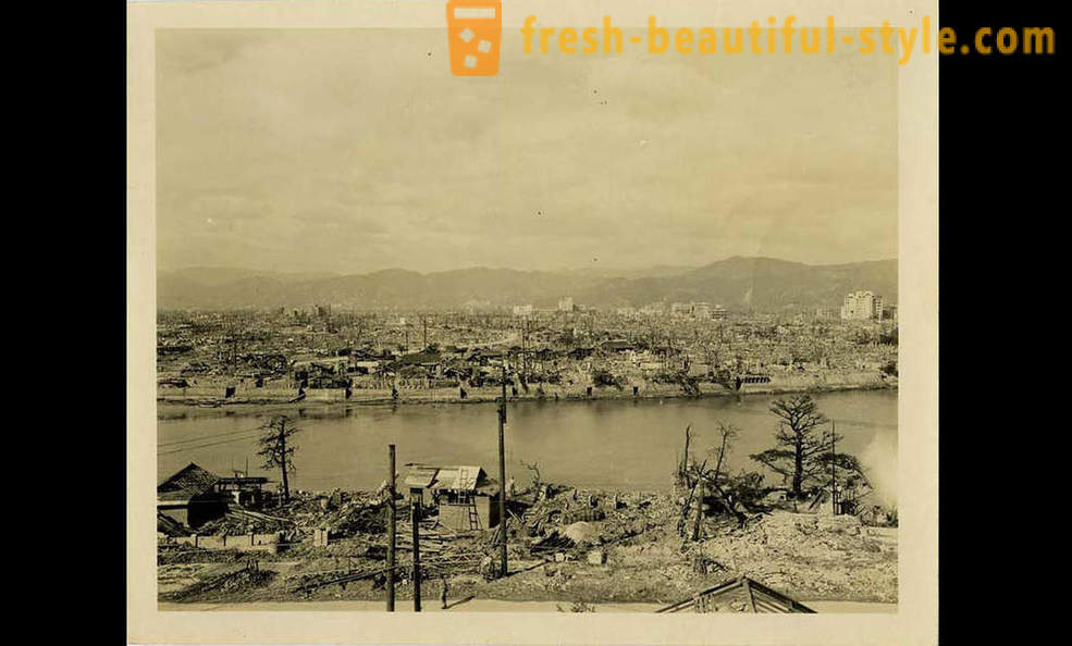 Skremmende historiske bilder av Hiroshima
