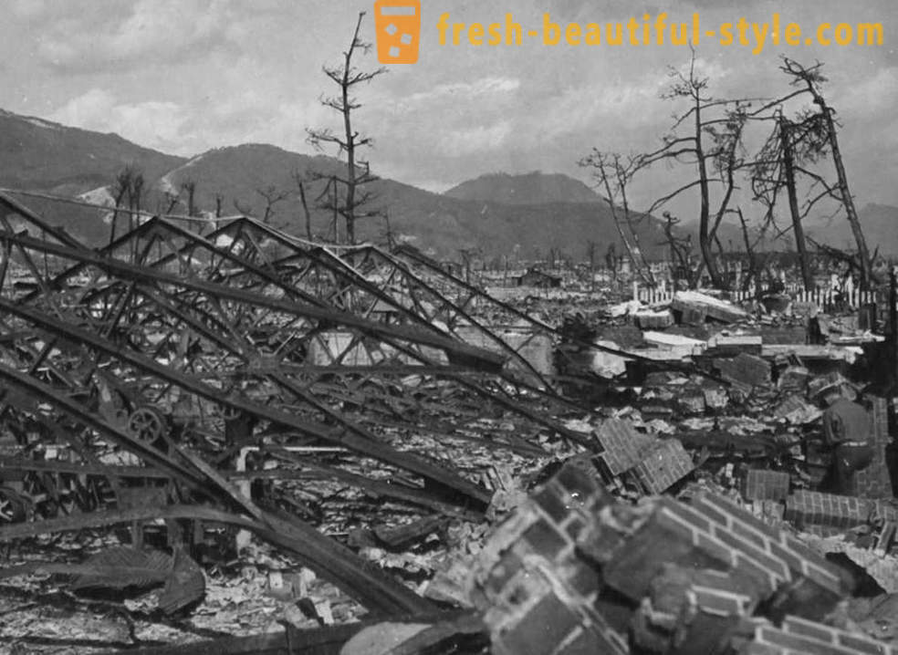 Skremmende historiske bilder av Hiroshima