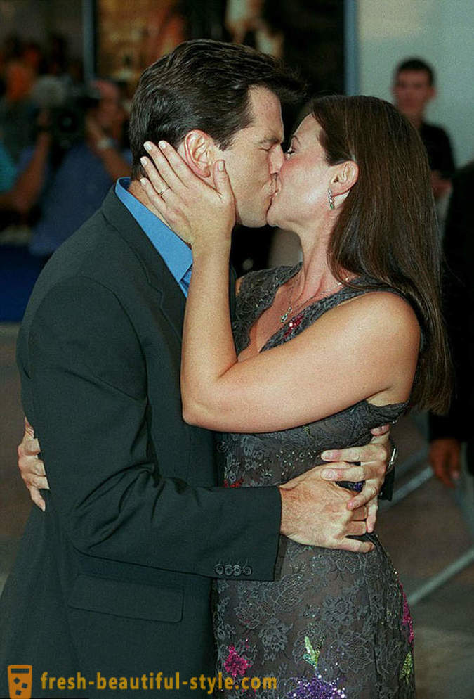 Pierce Brosnan og hans kone feiret sølvbryllup