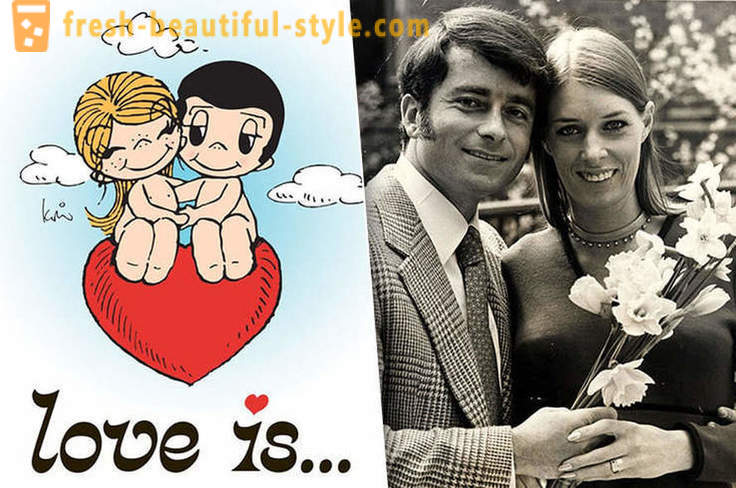 Den tragiske kjærlighetshistorie av forfatterne av den berømte tegneserie Love Is ...