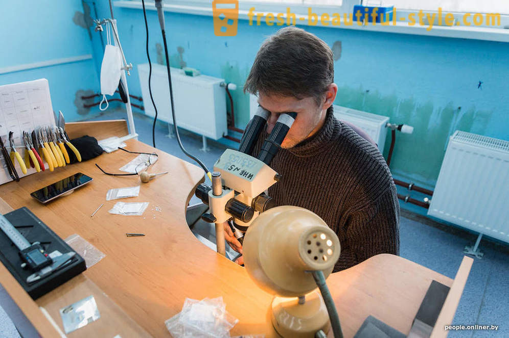 I Hviterussland lage kunstige diamanter