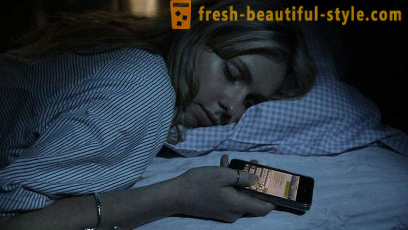 Forskere har oppdaget årsakene til at du ikke kan sove med smarttelefonen