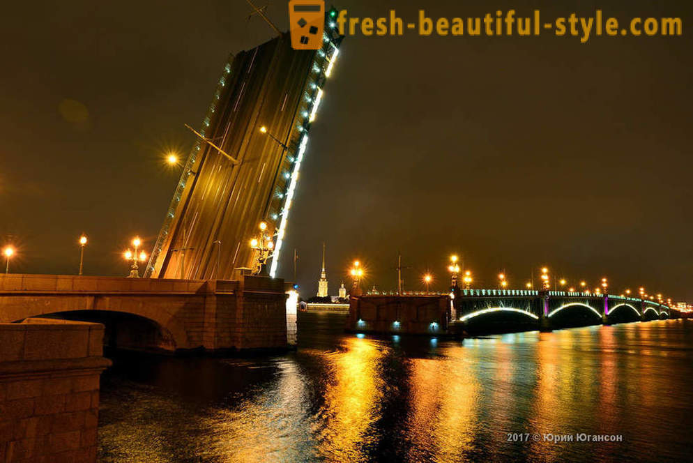 Magiske skjønnhet St. Petersburg broer