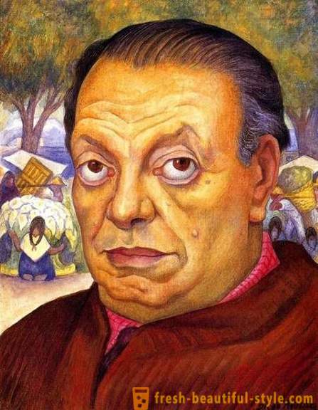 Elsker av meksikanske kunstneren Diego Rivera
