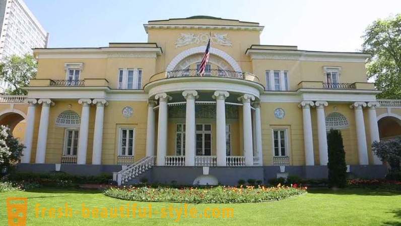 Secrets of residensen til den amerikanske ambassadøren i Moskva