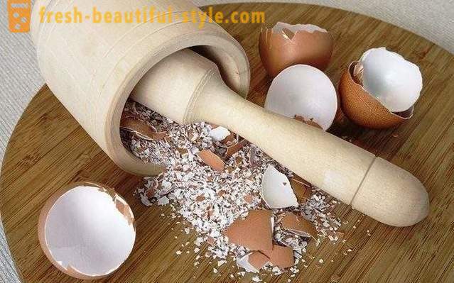 Bruken av eggeskallet hjemme