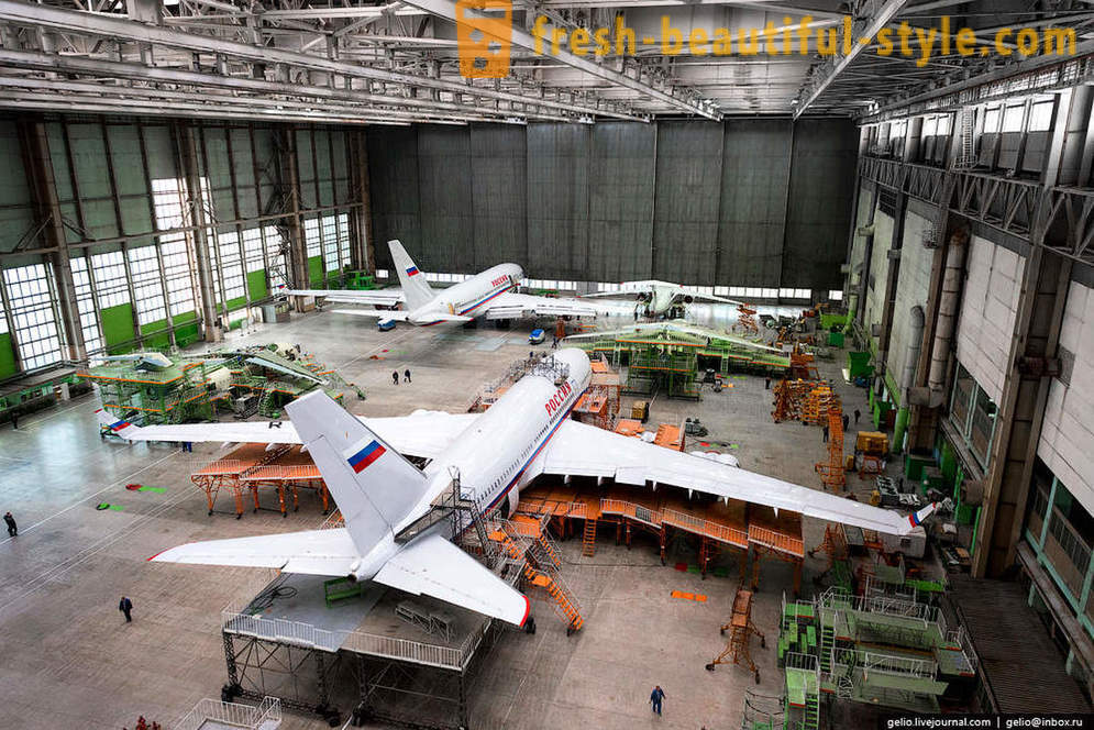 Produksjon av Il-96-300 og AN-148. VASO
