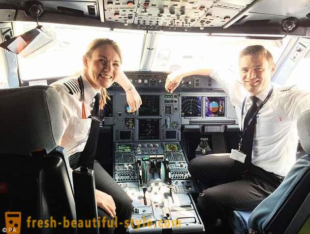 26-år gammel brite - den yngste kaptein på et rutefly i verden
