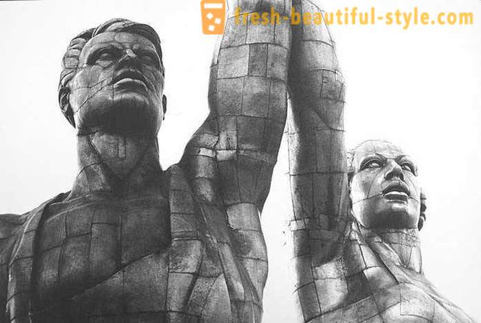 Trotsky, i foldene av skjørt, eller hvordan gjorde skulpturen 
