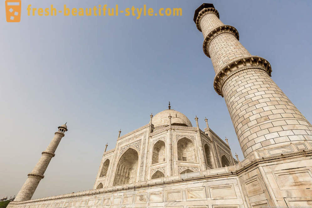 En kort stopp i India. Utrolig Taj Mahal