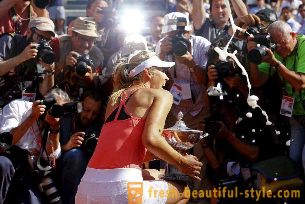 Uheldig feil av Maria Sharapova, hennes vaklende karriere