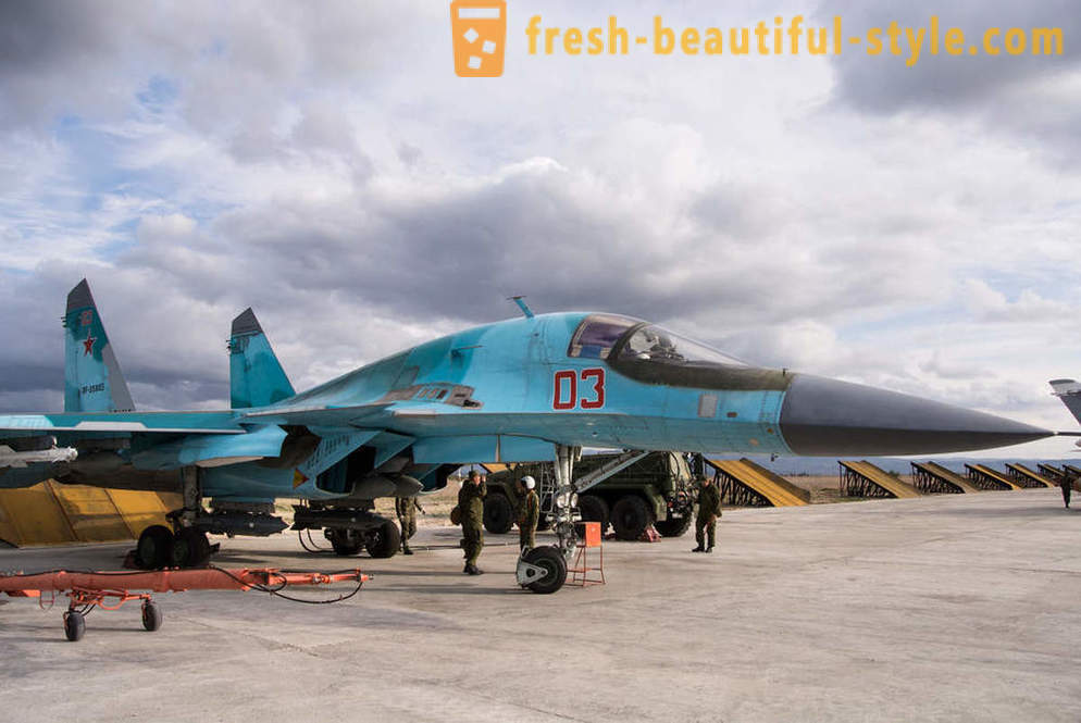 Russlands luftforsvar Aviation Base i Syria
