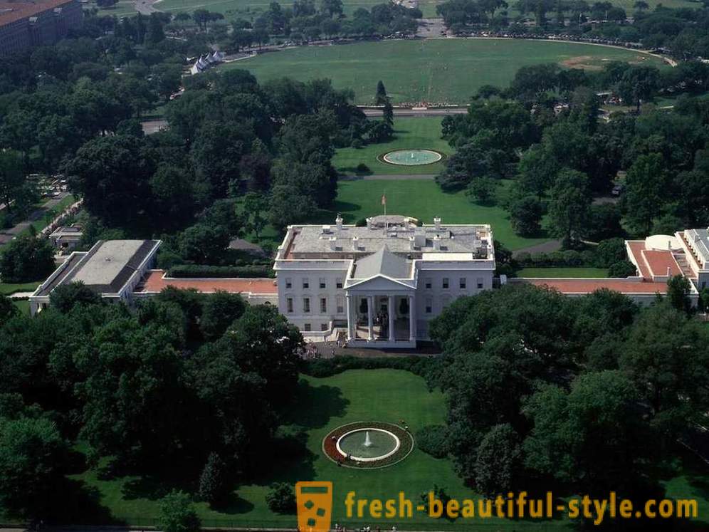 Inne i Det hvite hus - den offisielle residensen til den amerikanske presidenten