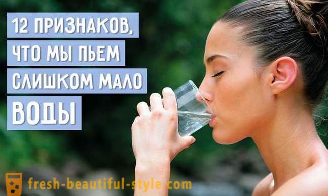 12 tegn på at vi drikker for lite vann