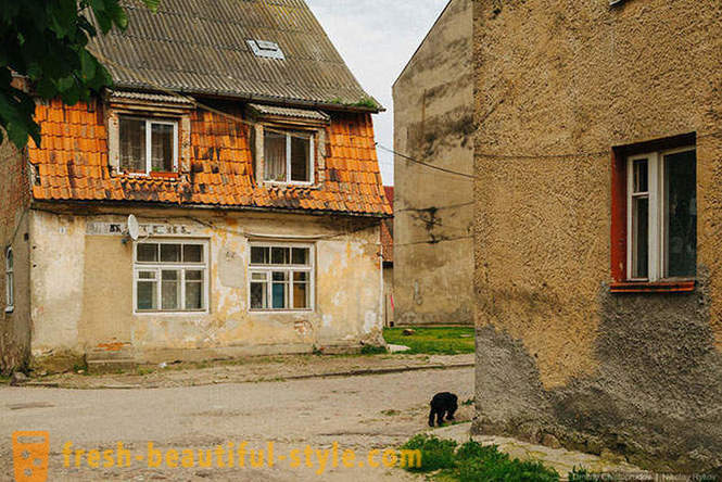 Gå gjennom den gamle tyske byen Kaliningrad-regionen