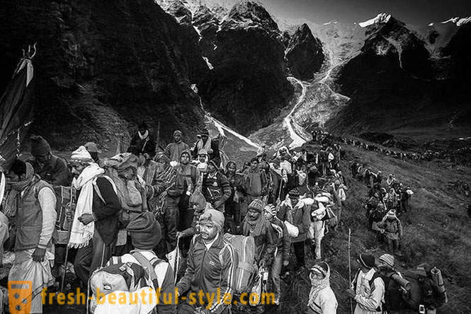 Vanskelig pilegrimsreise til Himalaya
