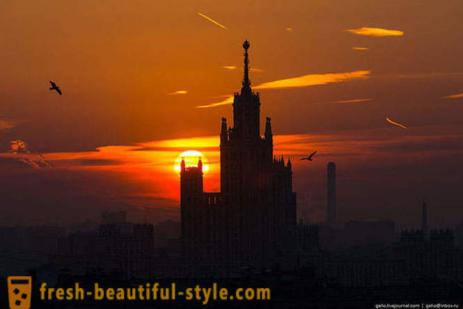 Moskva fra en høyde