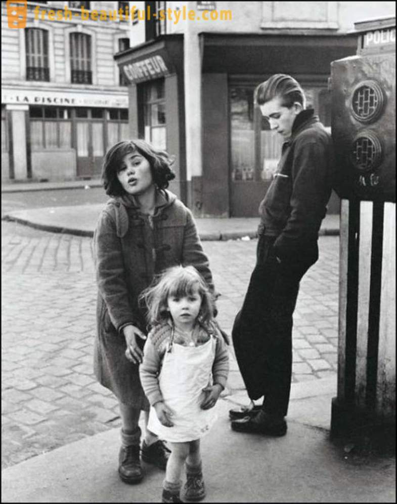 Barn på bildet Bilde av Robert Doisneau