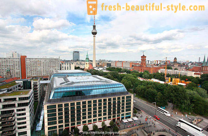 Berlin fra høyden av Berlin Cathedral
