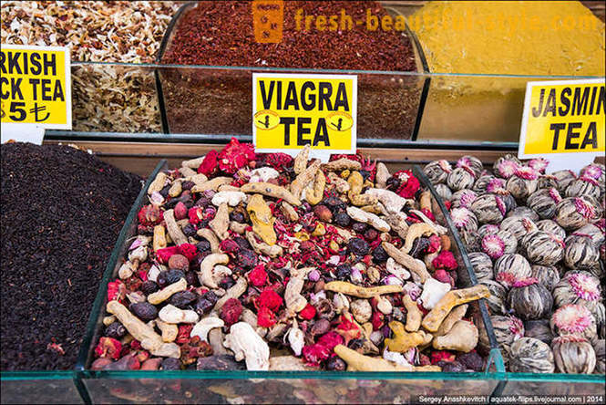 Market Walk krydder i Istanbul