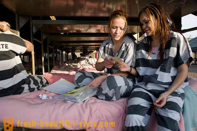 Hverdager kvinnelige fanger i et amerikansk fengsel