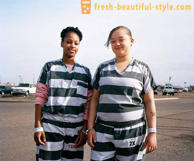 Hverdager kvinnelige fanger i et amerikansk fengsel