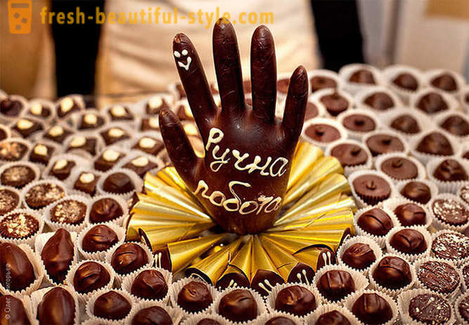 Feiring av sjokolade i Lvov