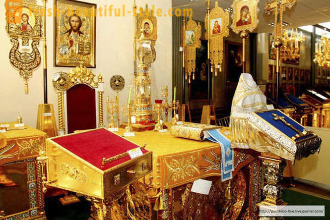 Der de gjør redskaper for den russisk-ortodokse kirke