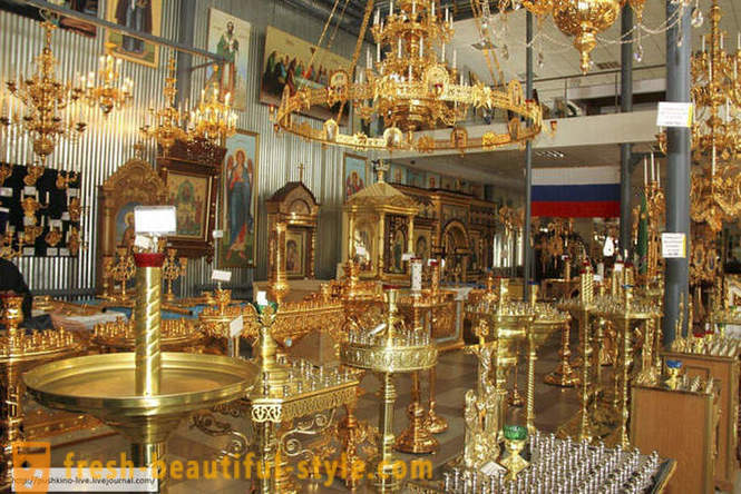 Der de gjør redskaper for den russisk-ortodokse kirke