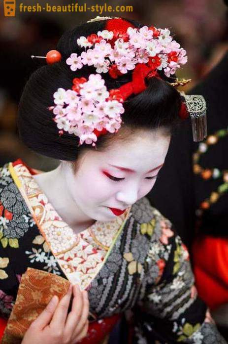 Japanske frisyrer for jenter. Tradisjonell japansk frisyre