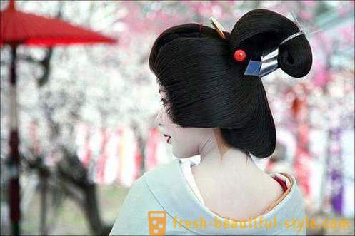 Japanske frisyrer for jenter. Tradisjonell japansk frisyre