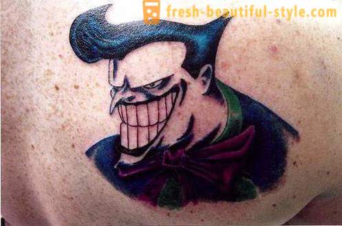 Joker Tattoo: symboler og bilder
