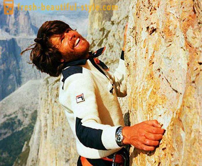 Mountaineering legende Reinhold Messner: biografi