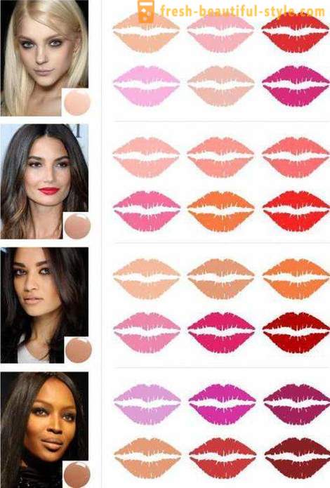 Hvordan velge en leppestift til ansikt?