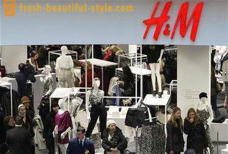 H & M butikk i Moskva, adresse, utvalg av varer