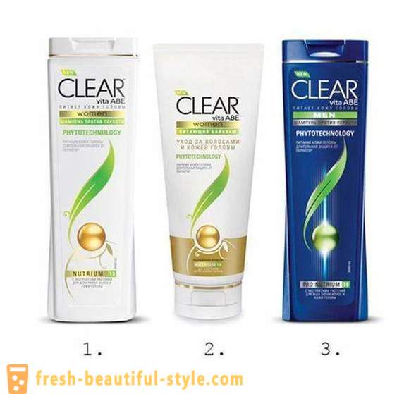 Shampoo Clear Vita Abe: komposisjon, typer og kunder
