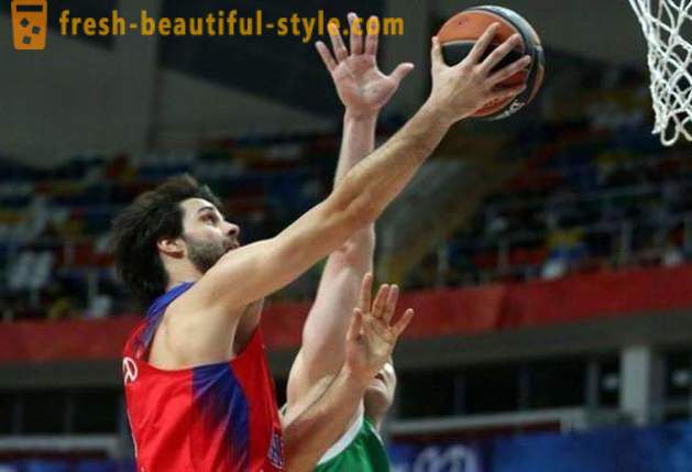 Milos Teodosich - serbiske basketballstjernen