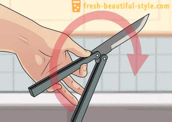Hvordan vri kniven butterfly: tips og triks