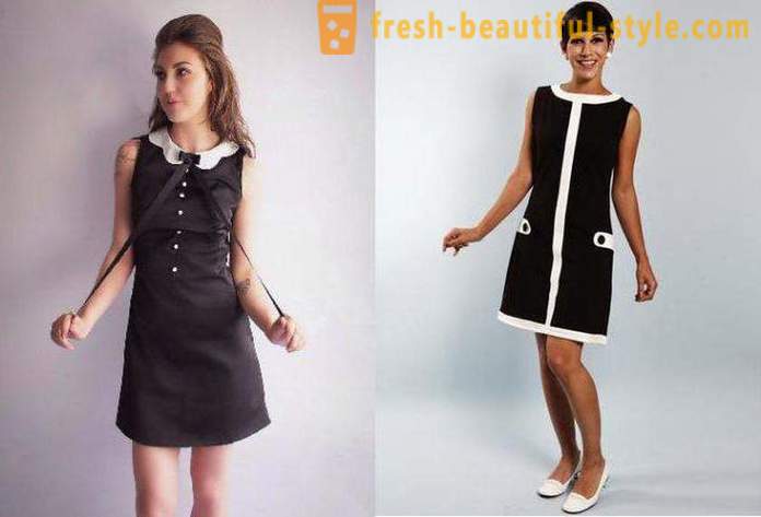 Kjole i samme stil som på 60-tallet. kle modellen