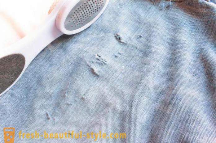 Hvor vakkert jeans klippe selv?