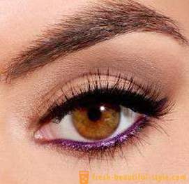 Casual makeup for brune øyne trinnvis