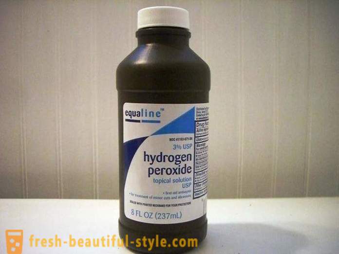 Hydrogenperoksid uønsket hår: oppskrift (anmeldelser)