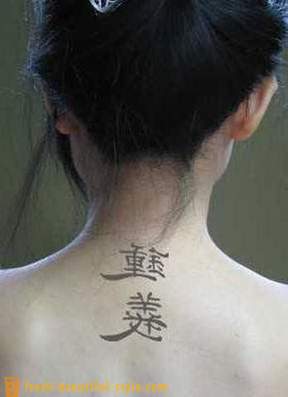 Kinesiske tegn: Tatoveringer og deres betydning